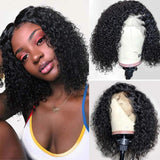 13*4 Short Bob Curly Hair Lace Front Wigs