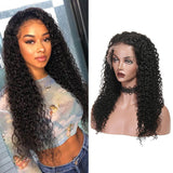 Human Hair HD Invisible Lace Front Wigs Kinky Curly Wave