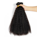 Brazilian Hair Kinky Straight Virgin Weave 3 Bundles