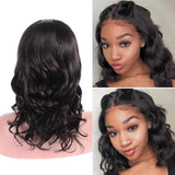 Body Wave Human Hair Bob Wigs For African American