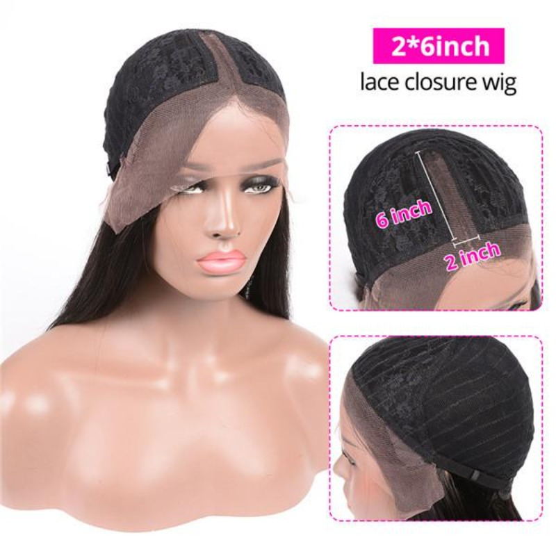 Body Wave Hair 2×6 Lace Closure Wigs