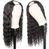 Water Wave Deep Wave Curly U Part Wig Brazilian Human Hair Wigs
