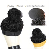 Curly Headband Wigs For Sale 100% Human Hair
