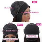 Curly Headband Wigs For Sale 100% Human Hair