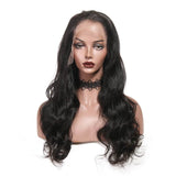 Loose Wave Full Lace Human Hair Wigs Pre Plucked
