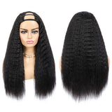 Kinky Straight U Part Wig Brazilian Human Hair Wigs
