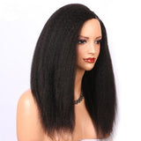 Kinky Straight U Part Wig Brazilian Human Hair Wigs